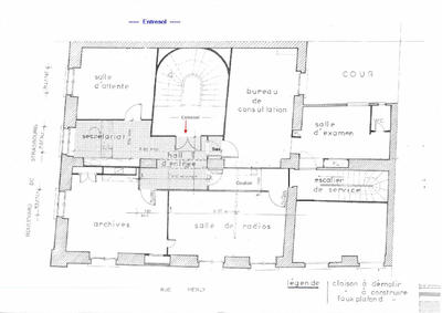 Bureau - 105 m² - 5 pièces