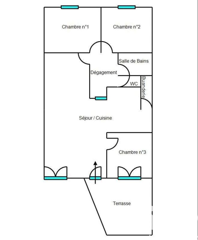 Appartement - 101 m² - 4 pièces