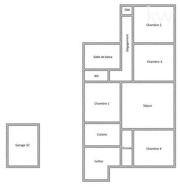 Appartement - 87 m² - 4 pièces