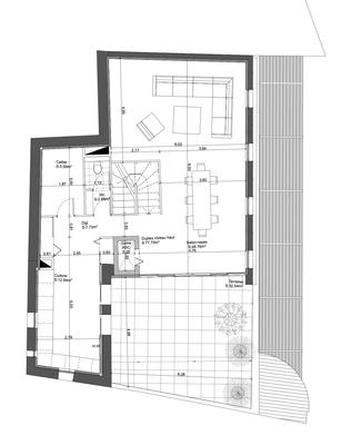 Duplex - 173 m² - 5 pièces