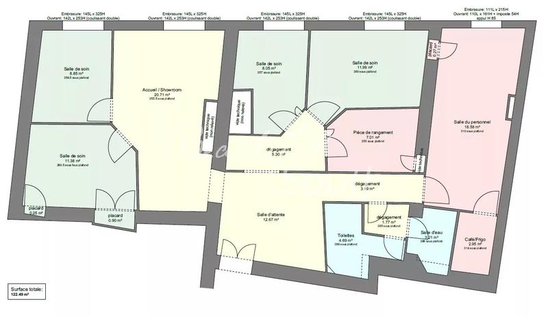 Appartement - 122 m² - 5 pièces