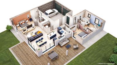 Maison - 97 m² - 5 pièces