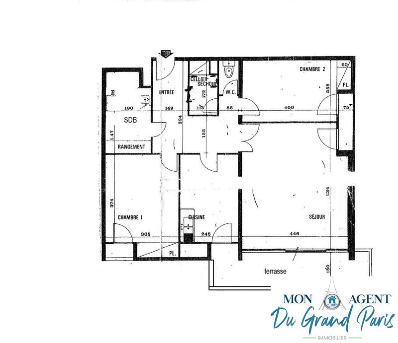 Appartement - 75 m² - 3 pièces