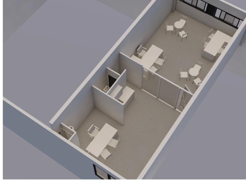 Bureau - 62 m² - 3 pièces