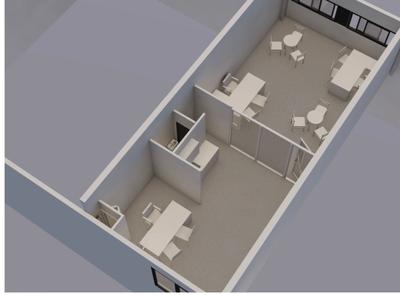 Bureau - 62 m² - 3 pièces