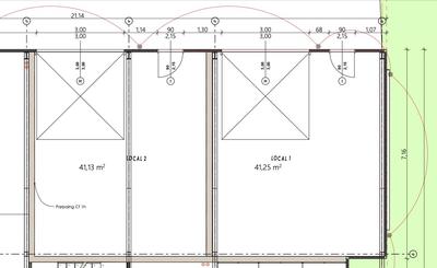 Local d'activités - 62 m² - 1 pièce