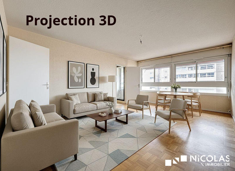 Appartement - 95 m² - 4 pièces