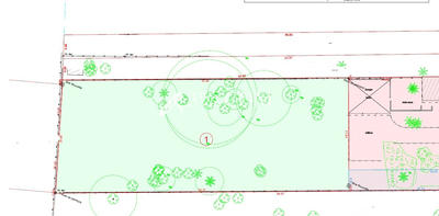 Terrain constructible - 1 174 m²