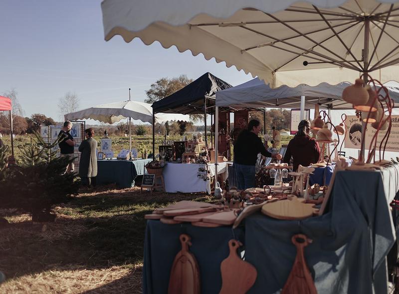 Marché de Noël, à la Cueillette de l'Aragnon