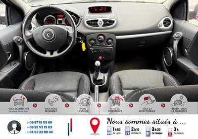 Renault Clio III 1.2i 16v 75Cv Sièges chauffant 132 000Km*Véhicule Sous Garantie*Ct Révision Kit Distribution Ok*Carte Grise Moitié prix (Véhicule plus de 10 ans)*Plus 100 Points Contrôles Effectue*Pneus 4 saisons (&quot;M+S&quot;)*Climatisation*Fixation Isofix*Aut