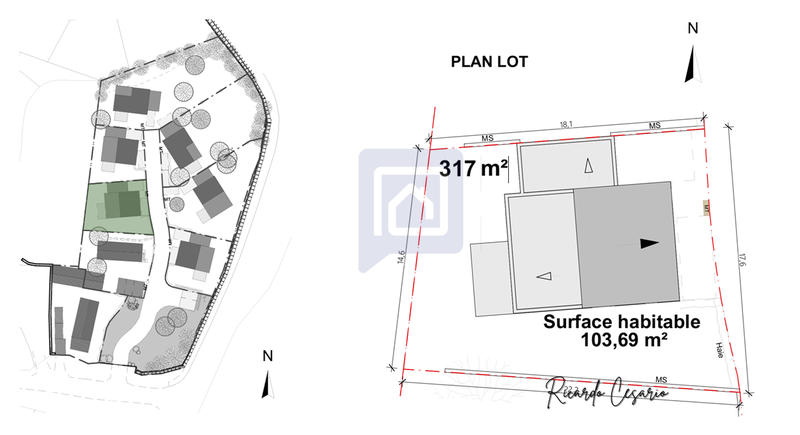 Maison - 103 m² - 4 pièces