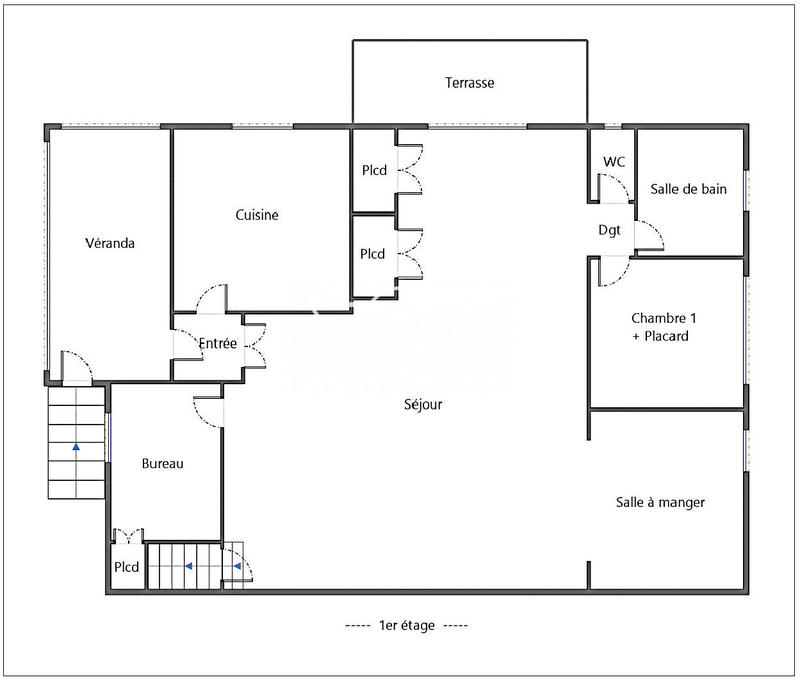 Maison ancienne - 206 m² - 7 pièces