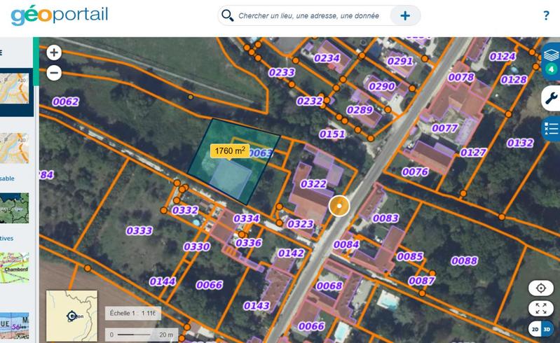 Terrain constructible - 1 759 m²