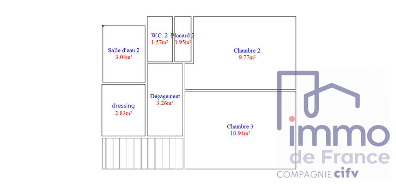 Duplex - 96 m² - 4 pièces