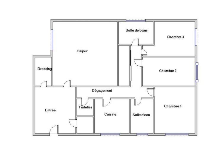 Appartement - 101 m² - 4 pièces