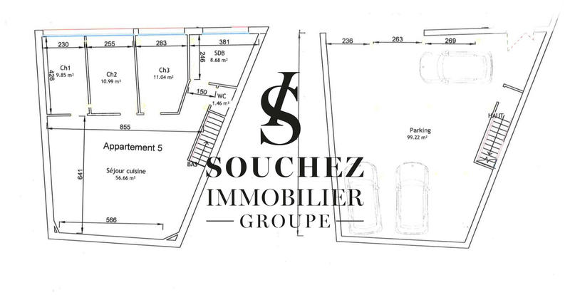 Loft - 170 m² - 7 pièces
