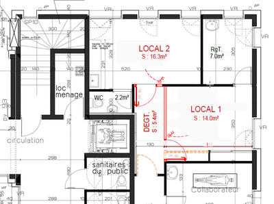 Local d'activité / Entrepôt - 21 m²