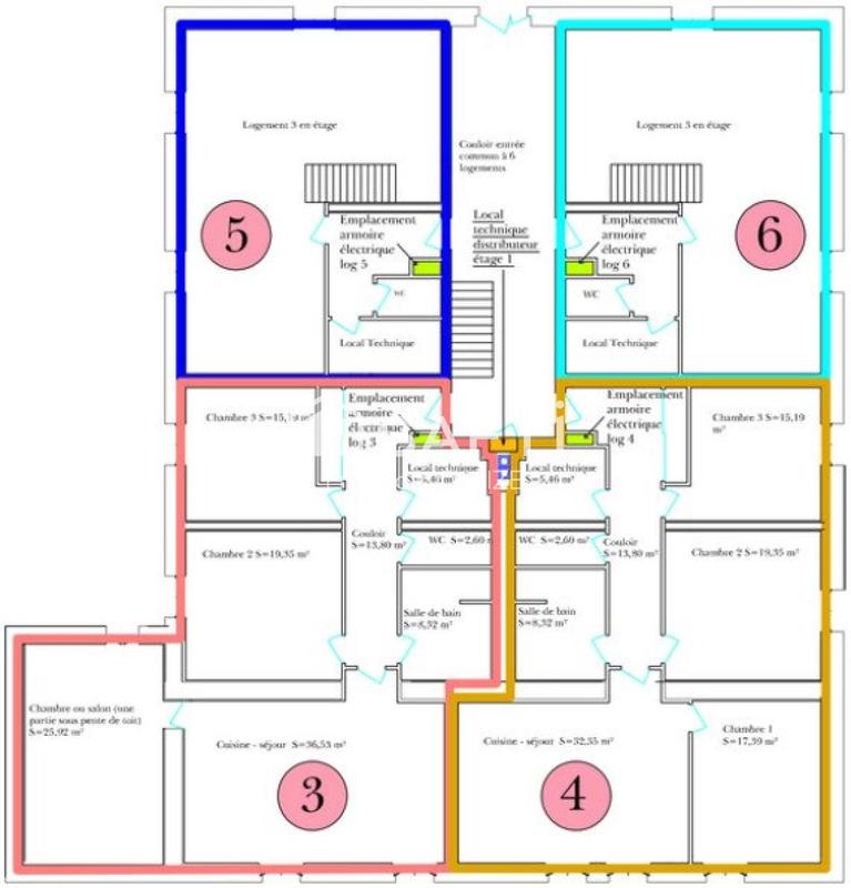 Immeuble - 1 000 m²