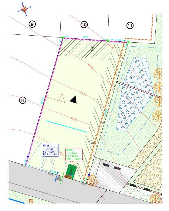 Terrain constructible - 421 m²