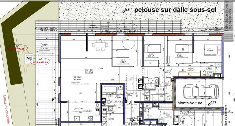 Appartement - 131 m² - 5 pièces