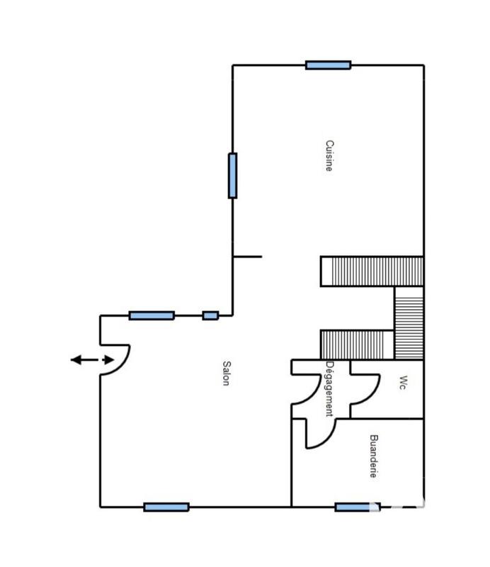 Duplex - 85 m² - 3 pièces