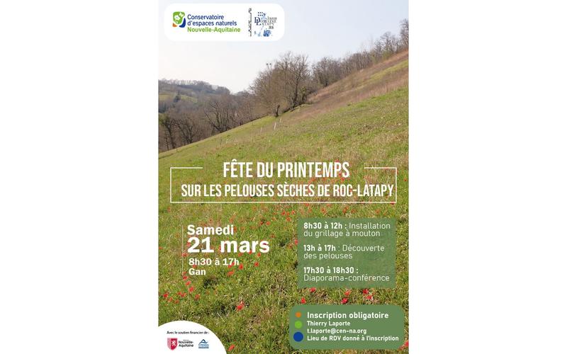 Fête du printemps - Sur les pelouses sèches de Roc-Latapy