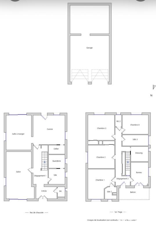 Maison - 200 m² - 7 pièces