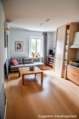 Appartement - 18 m² - 1 pièce