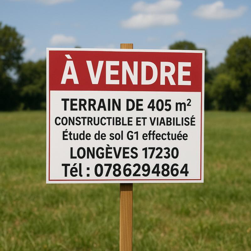 Terrain - 405 m²