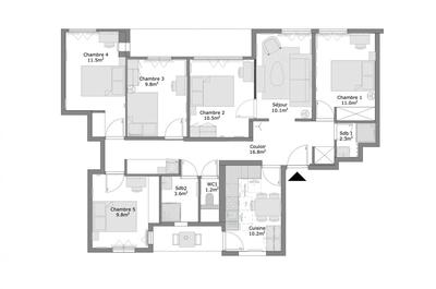 Appartement - 98 m²