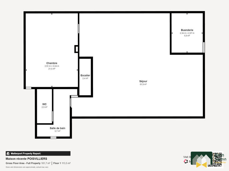 Maison - 133 m² - 5 pièces