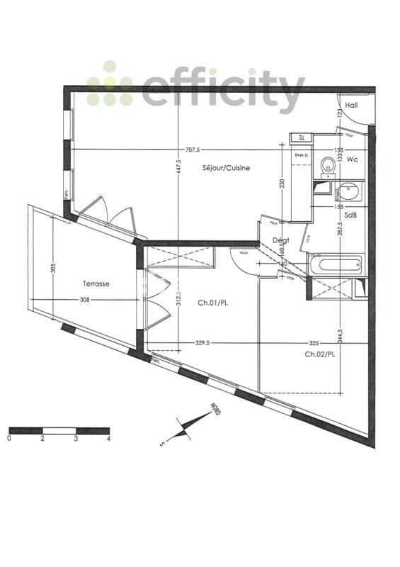 Appartement - 67 m² - 3 pièces