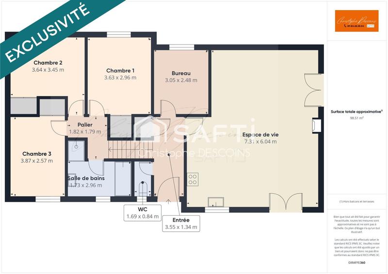 Maison - 100 m² - 5 pièces