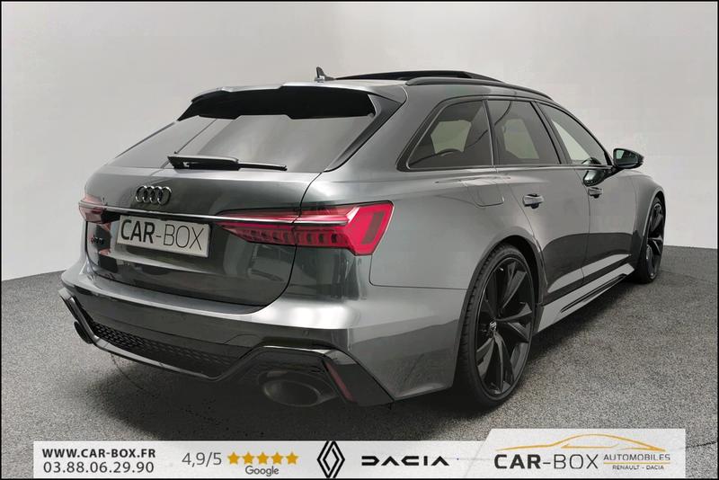 Audi Rs6 Avant Tfsi Quattro Tiptronic 600ch Cam 360 B&amp;O Webasto Soft Close 1ere Main Pas de Malus