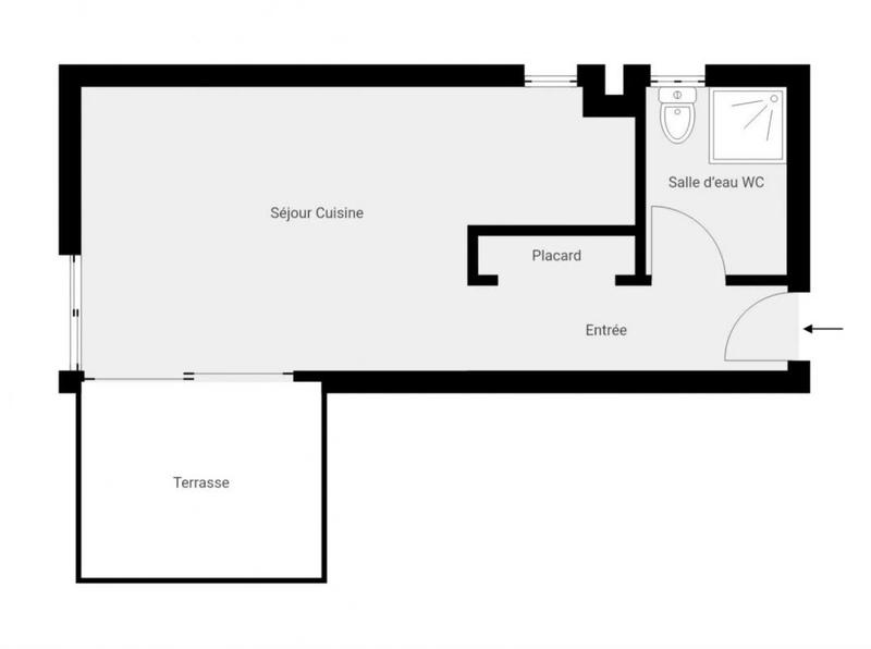 Studio - 29 m² - 1 pièce