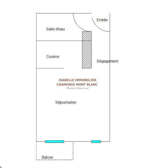 Appartement - 27 m² - 1 pièce