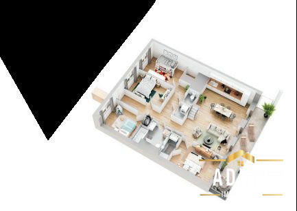 Appartement - 65 m² - 3 pièces