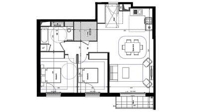 Appartement - 76 m² - 3 pièces