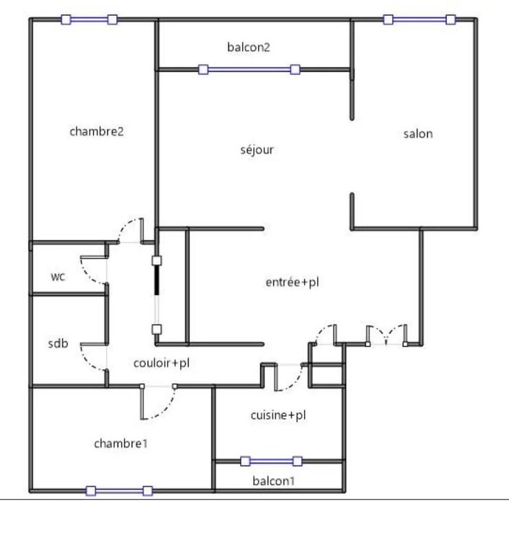 Appartement - 97 m² - 4 pièces