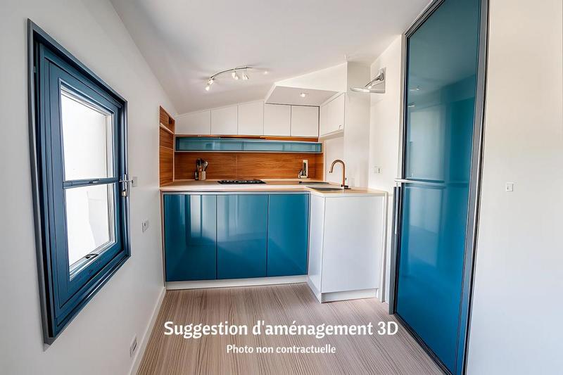 Studio - 16 m² - 1 pièce