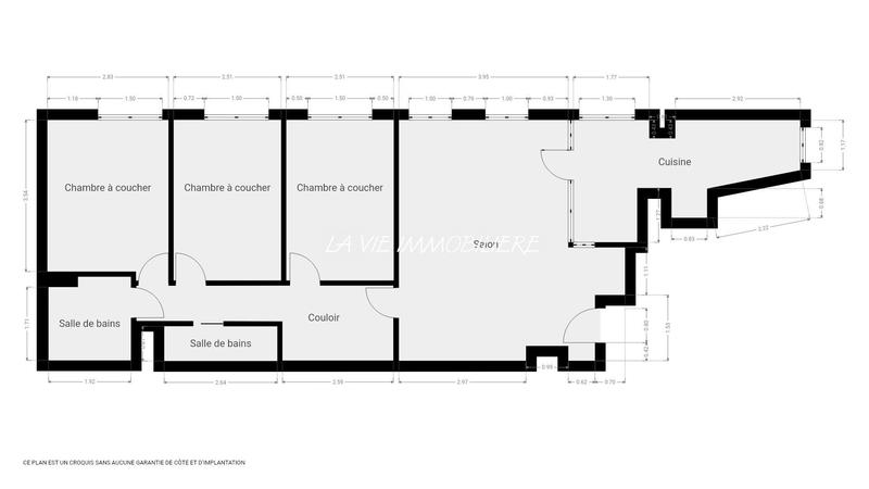Appartement - 77 m² - 4 pièces
