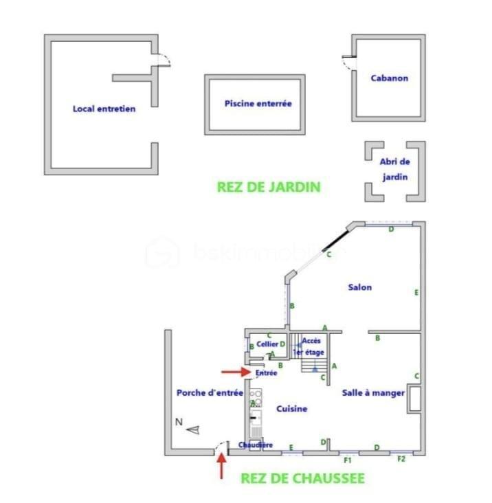 Maison - 111 m² - 5 pièces