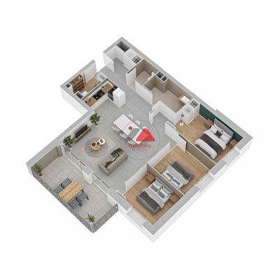 Appartement - 94 m² - 4 pièces