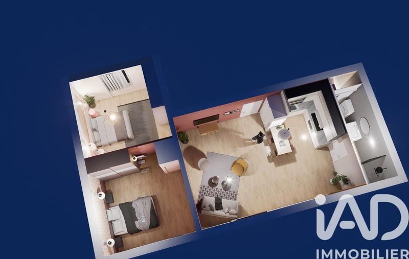 Appartement - 57 m² - 3 pièces