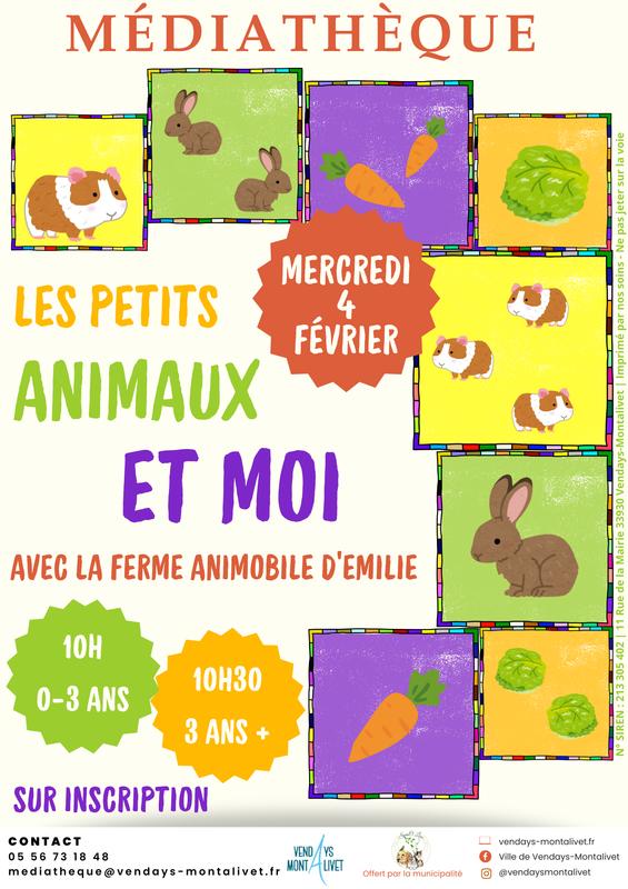 Les petits animaux et moi
