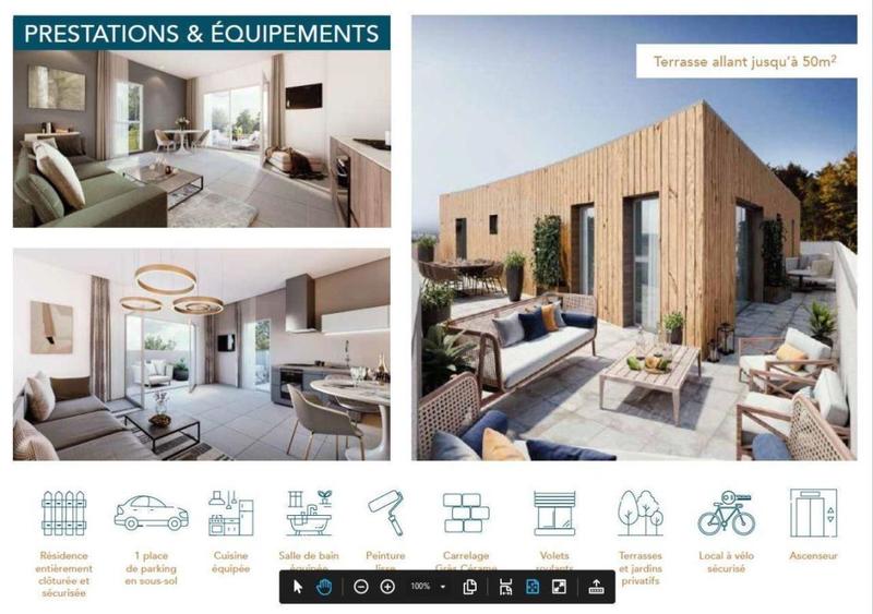 Appartement - 56 m² - 3 pièces