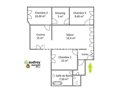 Appartement - 87 m² - 4 pièces