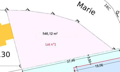 Terrain - 548 m²