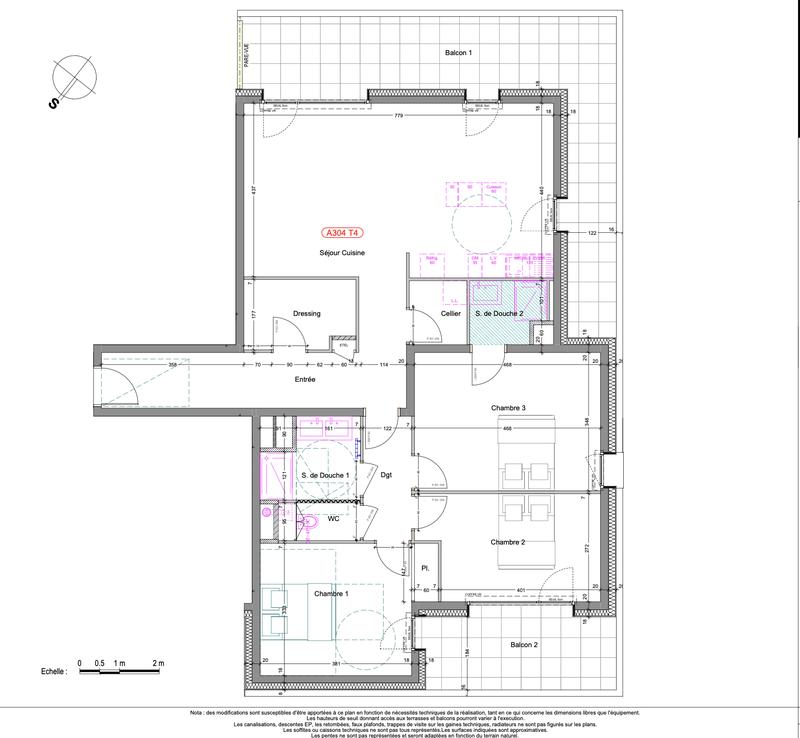 Appartement - 109 m² - 4 pièces