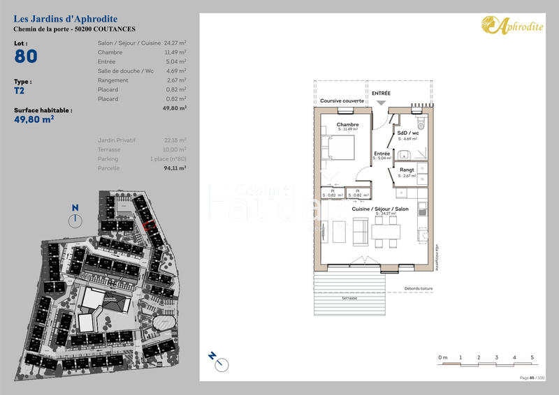 Maison - 50 m² - 1 pièce